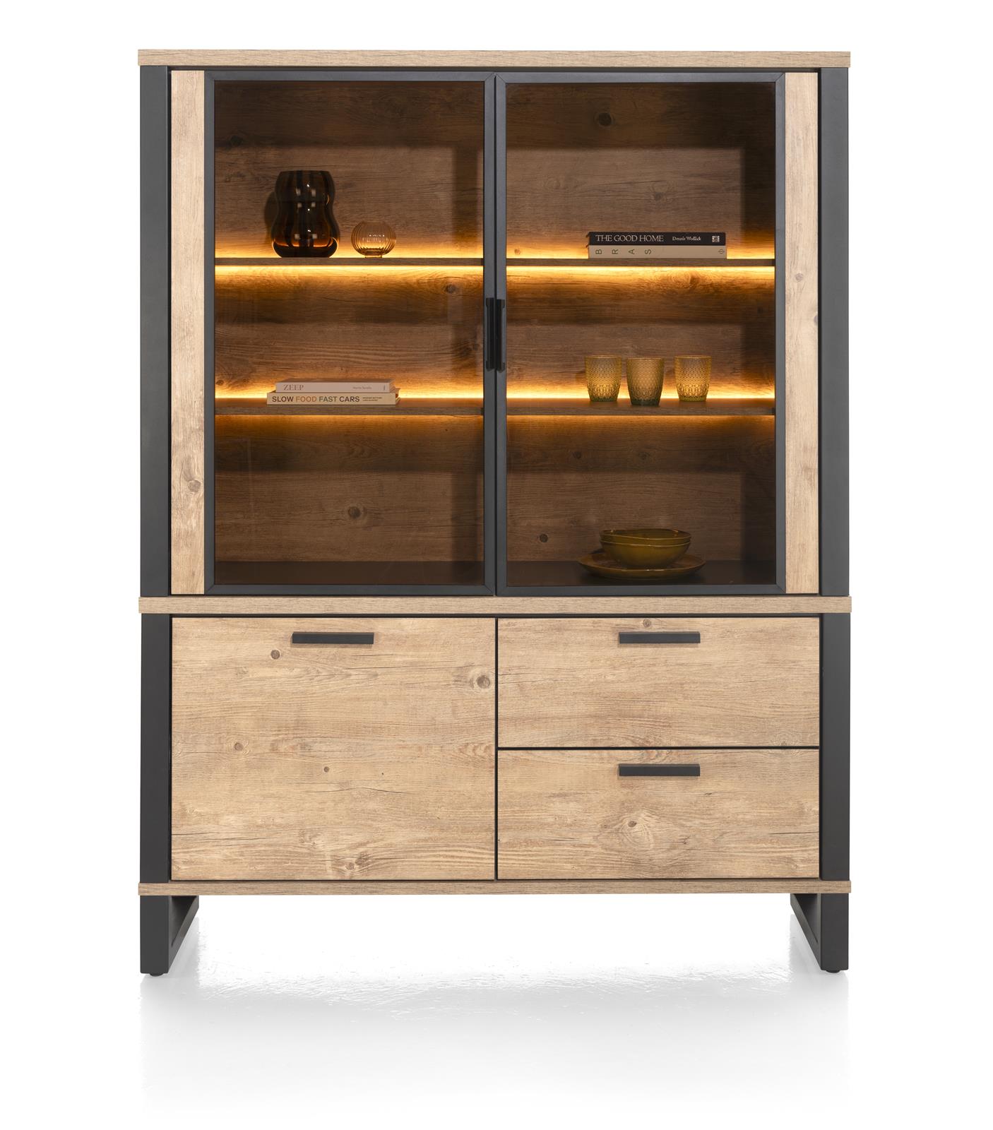 Buffet  ca. B150 H195 T42 cm in barnwood, finishing