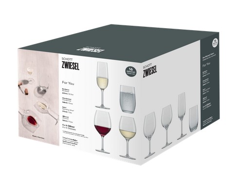 Schott Zwiesel Set FOR YOU 4x4er Gläserset FOR YOU in im Tragekoffer