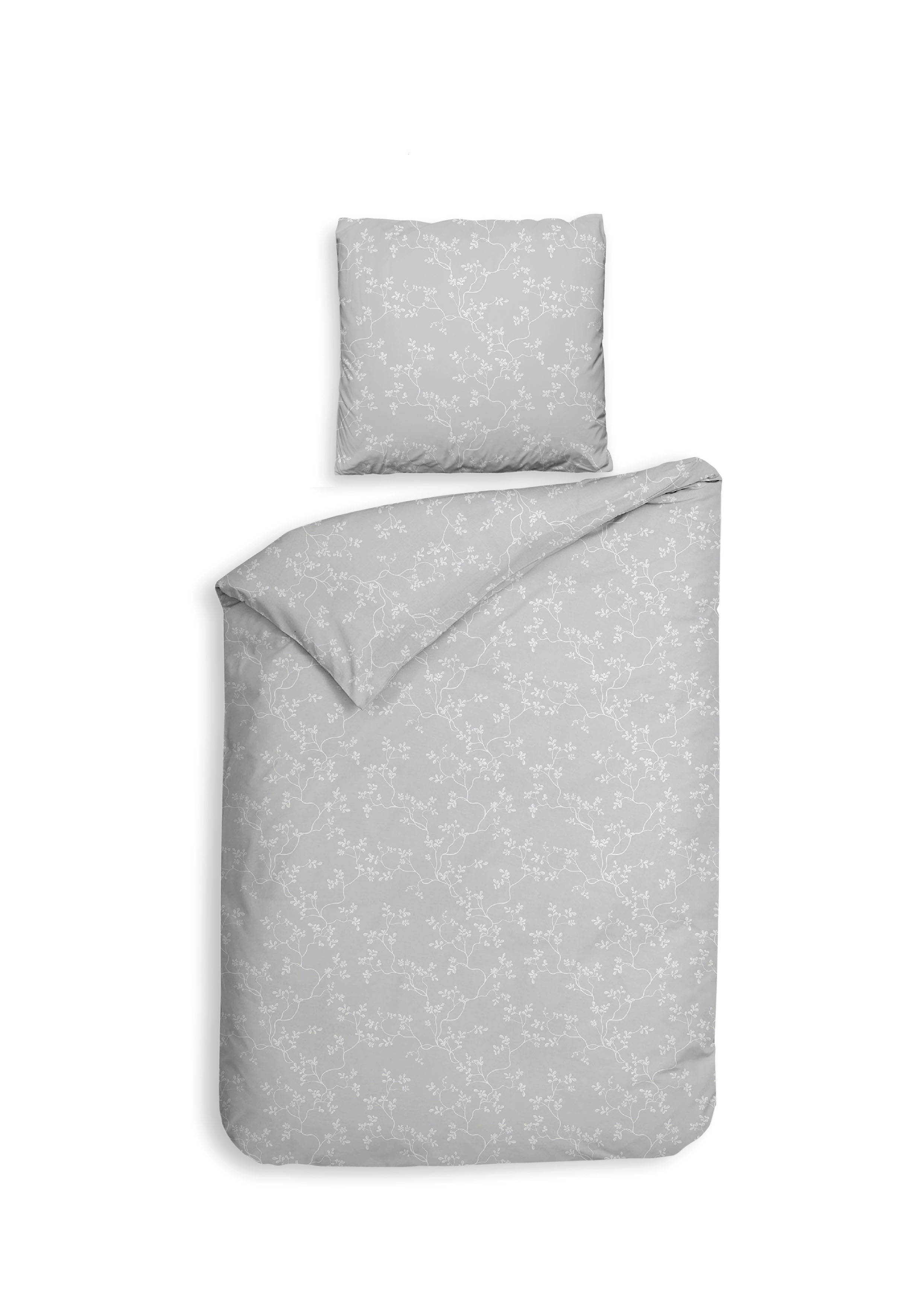 Heckettlane Bettwäsche ca. 155x220cm in Farbe Light-Grey