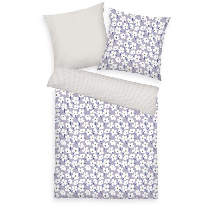 Renforce Bettwäsche Floral MIG  in ca.80x80/135x200cm