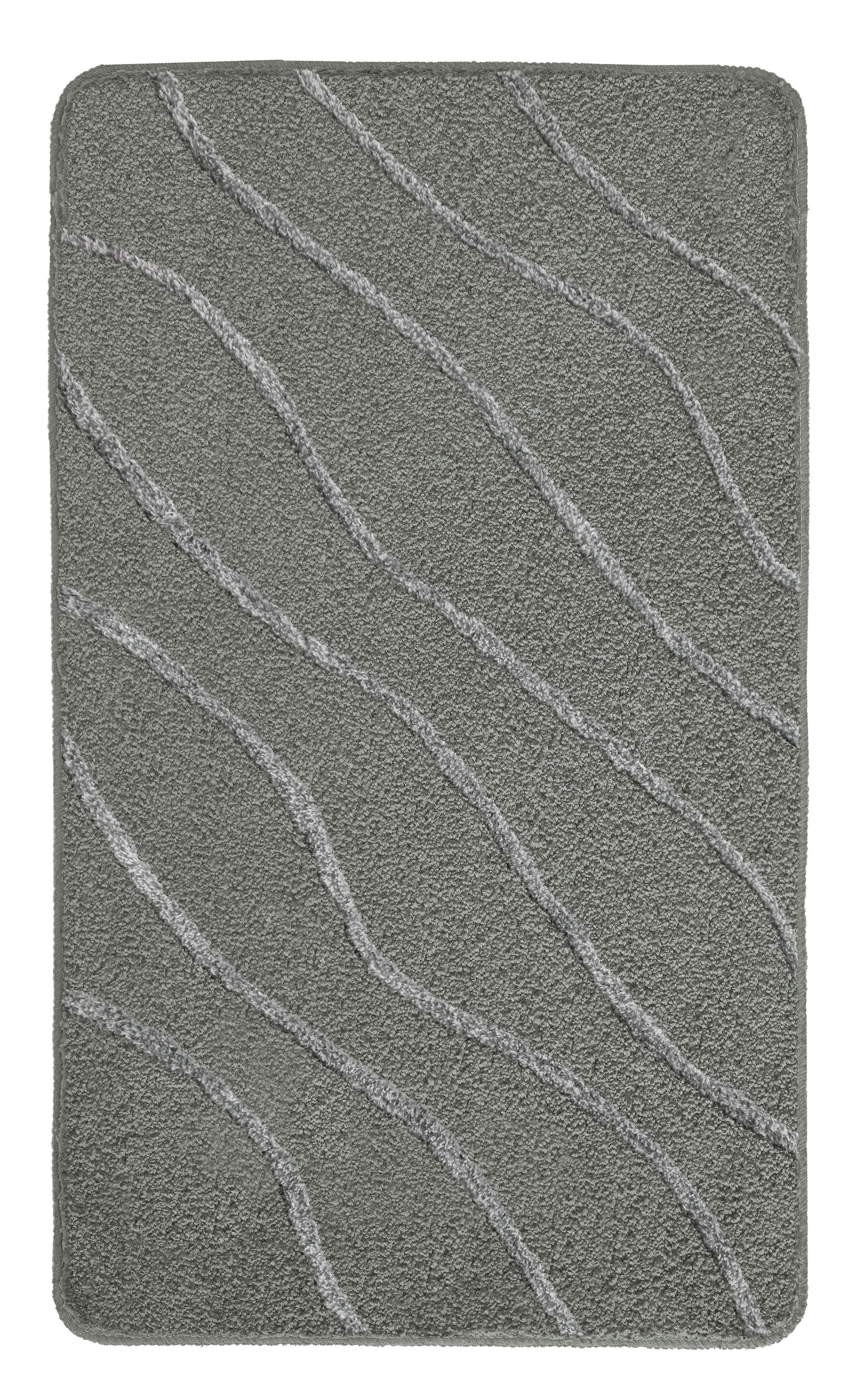 Kleine Wolke Badteppich TRAM ca. 70x120cm in Farbe Anthrazit