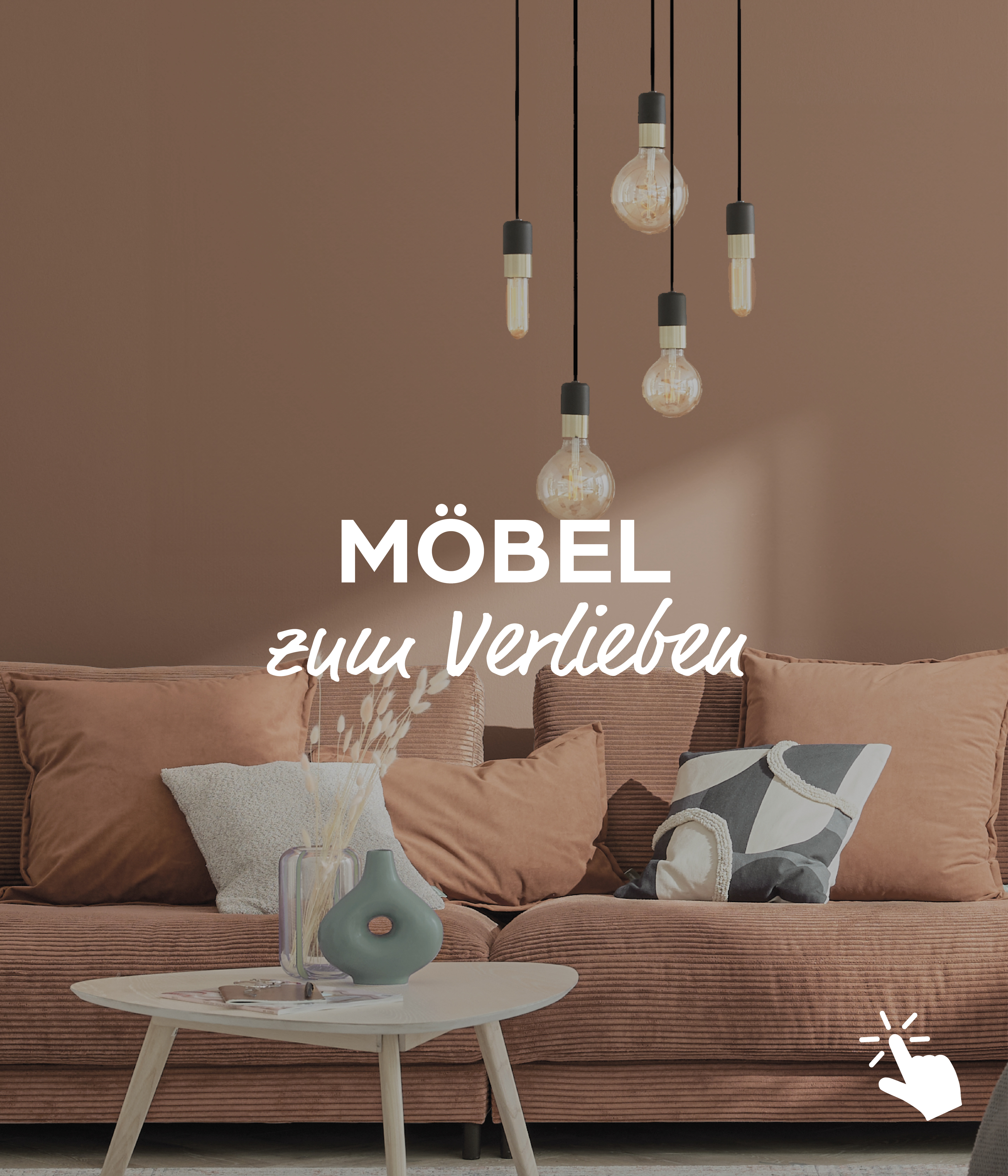 Wohnzimmer, Couch, Kissen, Dekoration für Zuhause, Kaffeetisch