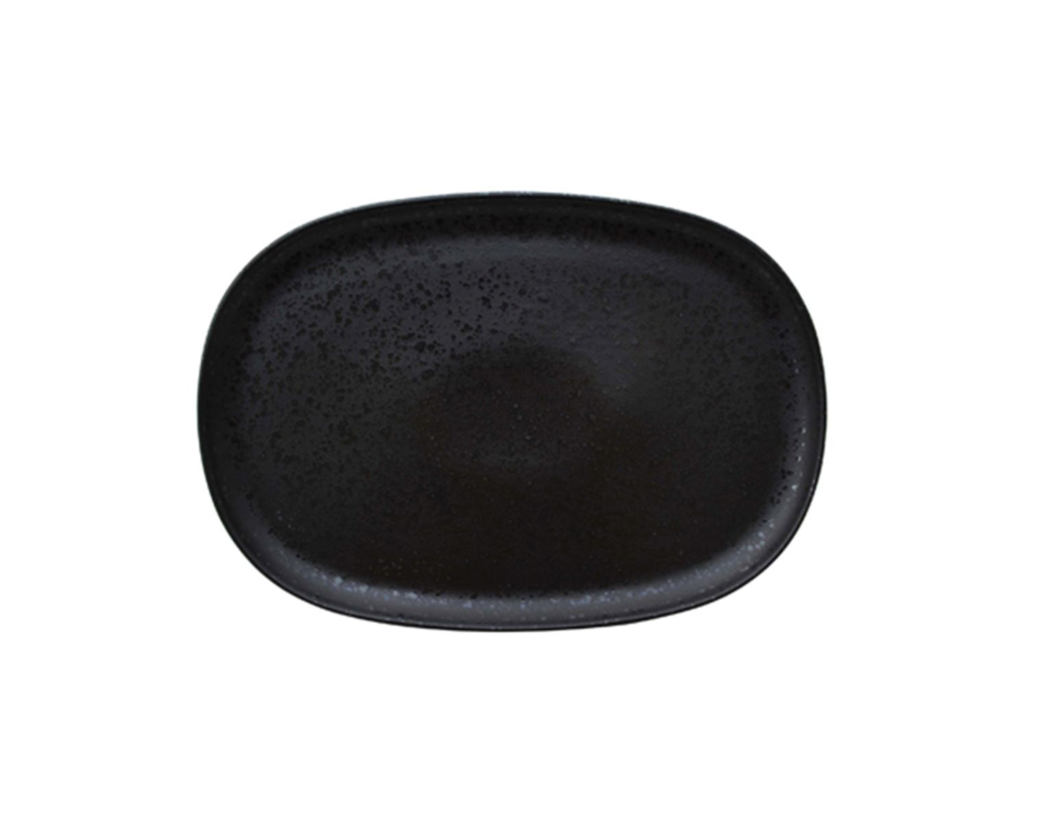 CreaTable Servierplatte ORA in Farbe Schwarz matt