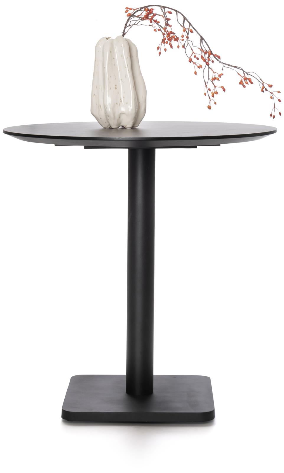 Coco Maison Bistrotisch COCO MAISON ca. B80 H77 T80 cm in HPL Marble light grey