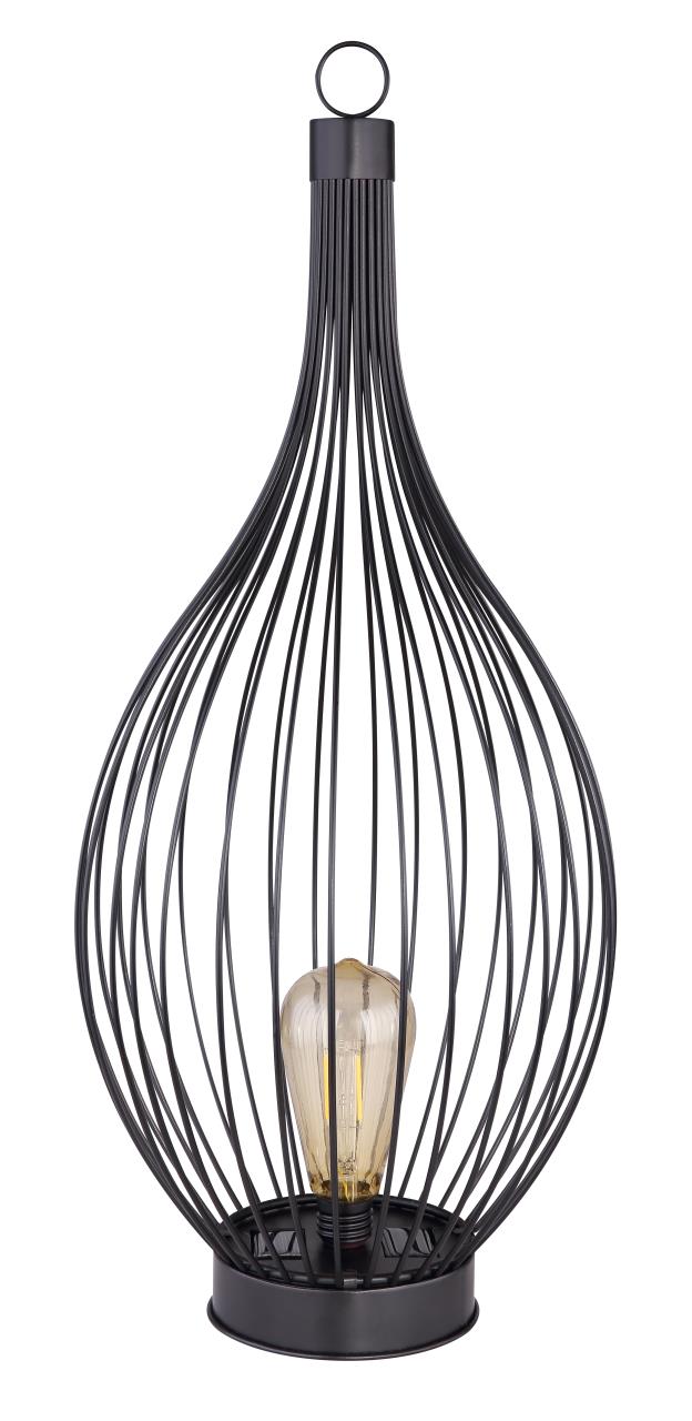Globo LED-Solarleuchte SOLAR 1-flammig in Farbe Schwarz, Amber, Lampe, Kronleuchter