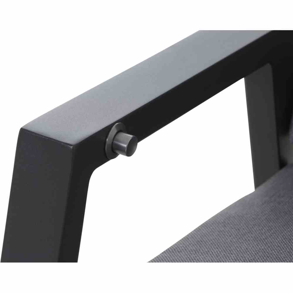 Dining-Sessel VALENCIA in Stoff Salt&Pepper/anthrazit