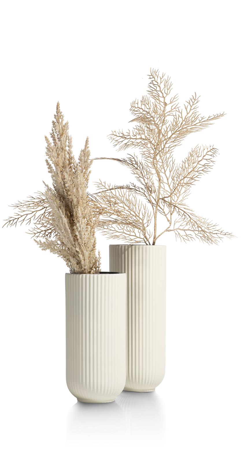 Coco Maison Vase Haley H24cm 48250-WIT