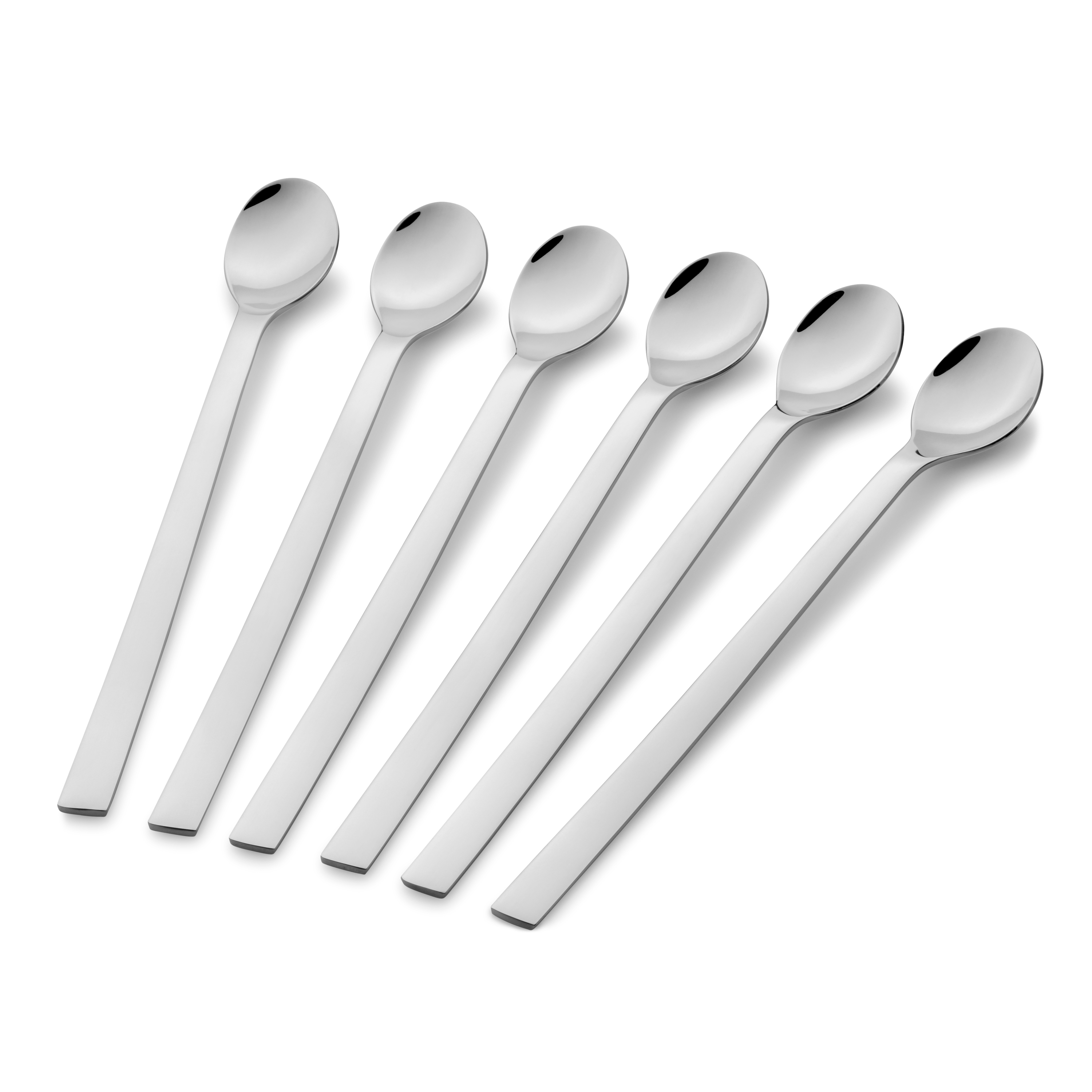 WMF Nuova Longdrinklöffel-Set, 6-teilig in poliertem Edelstahl