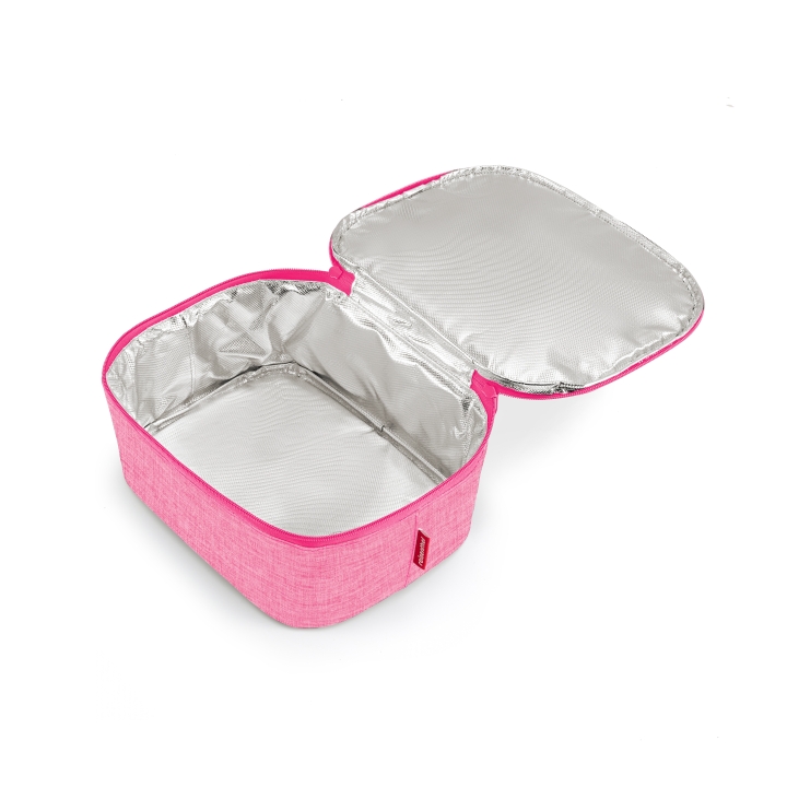 Reisenthel COOLERBAG M POCKET in Farbe twist pink, Aluminium, Folie, Windel