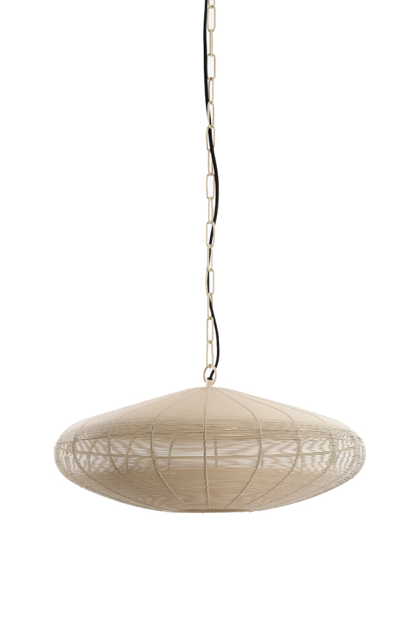 Hängeleuchte  Durchm. 51x120cm in creme matt