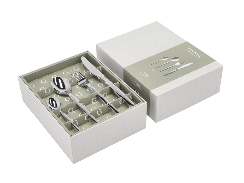F&H Besteckset GENSE TWIST in Farbe Metall