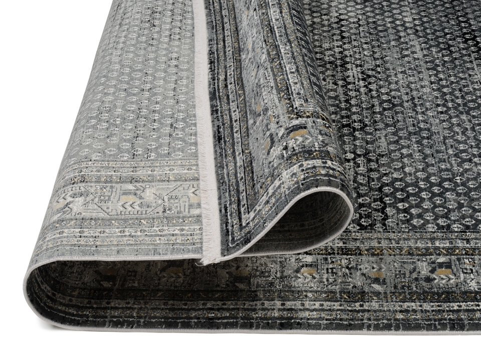 OCI Webteppich ca. 120 x180cm in Farbe dunkelgrau