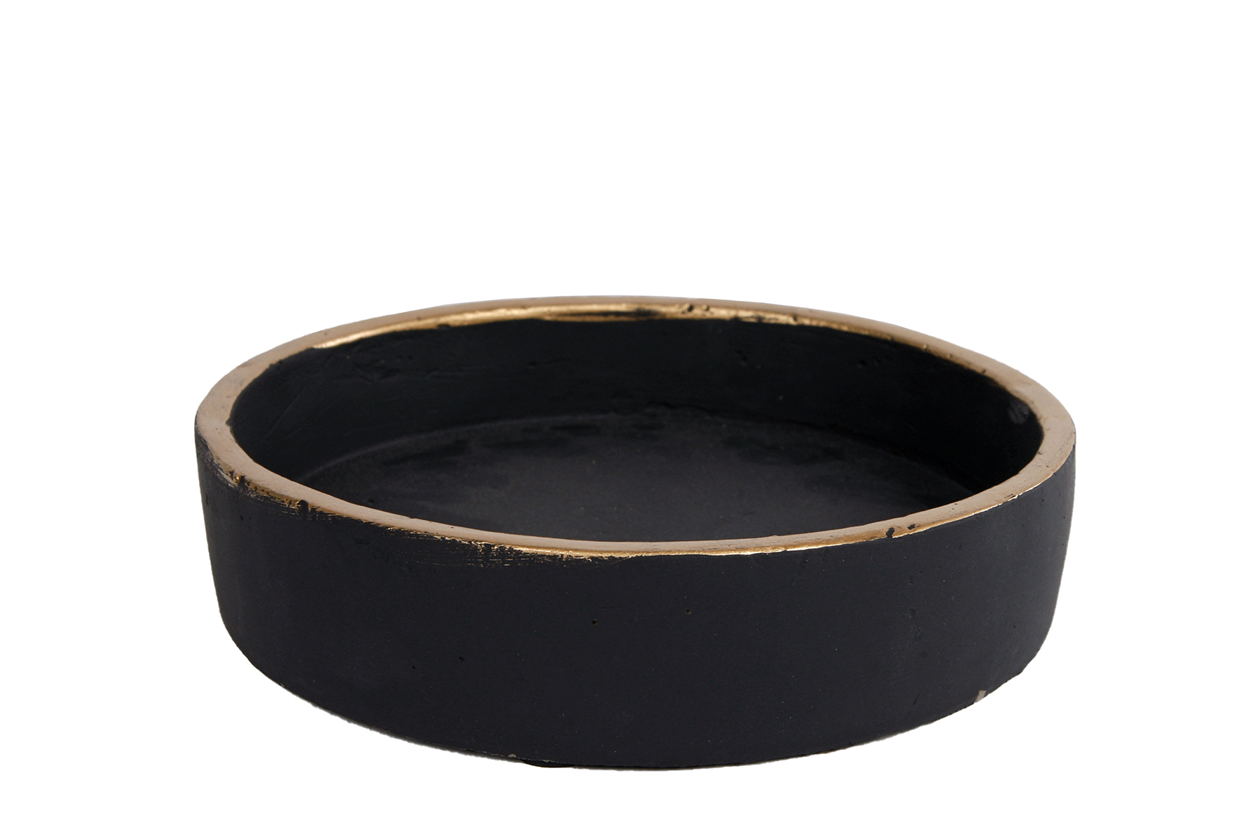 Schale MAX S in Farbe schwarz/gold