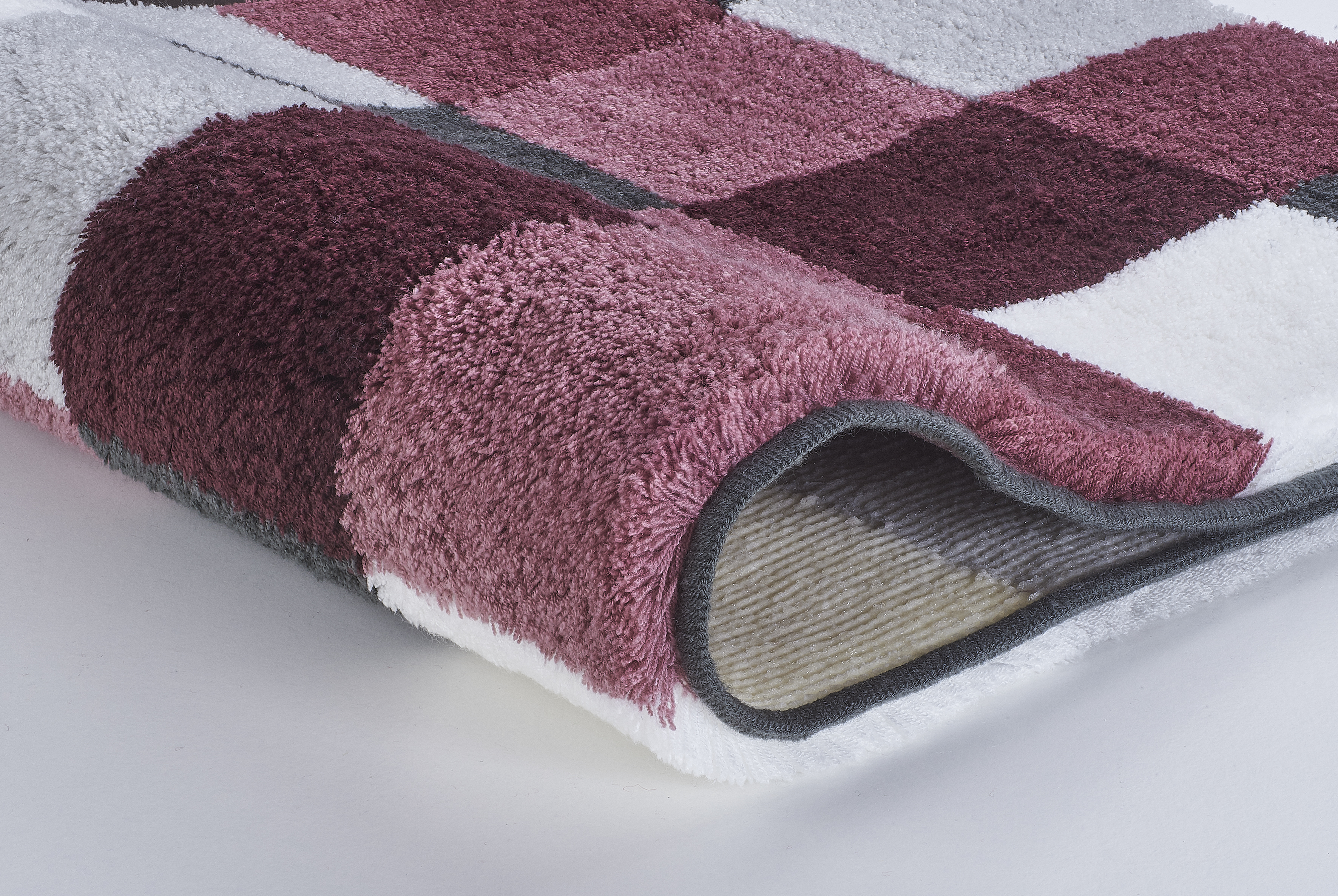 Kleine Wolke Badteppich CARO ca. 55x65cm in Farbe Old Rose
