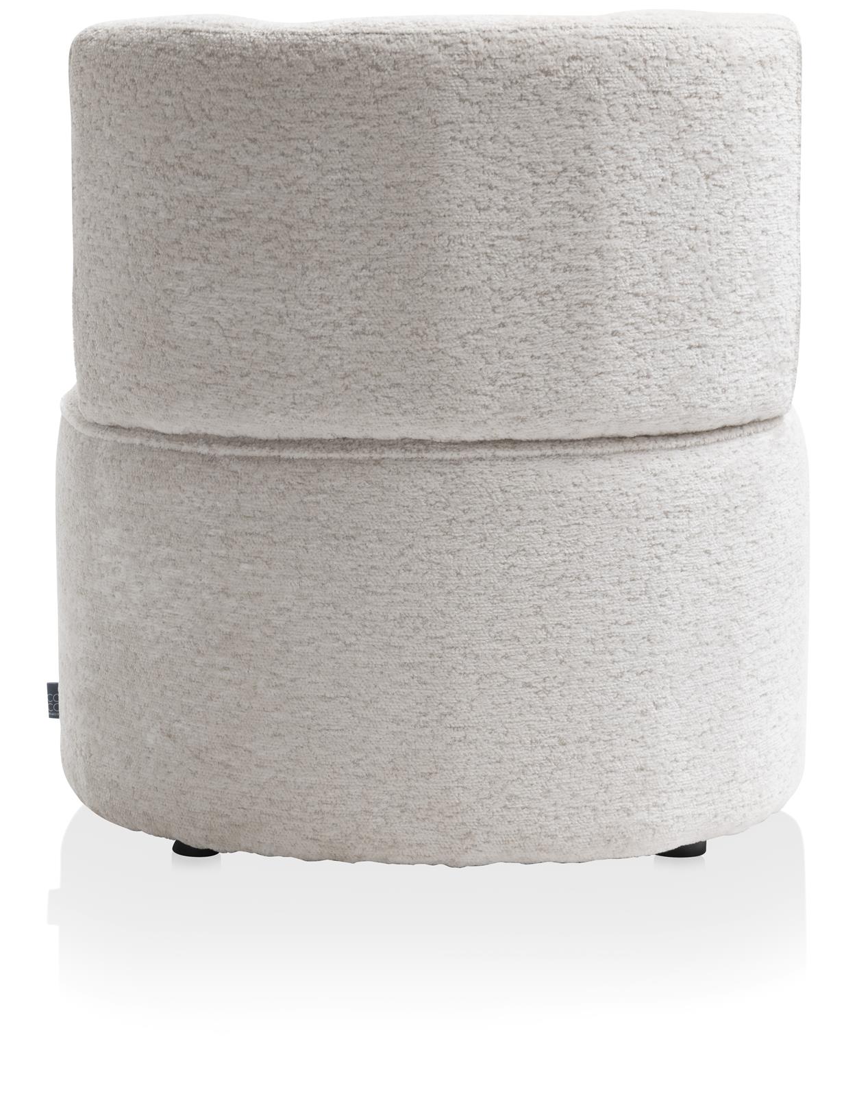 Coco Maison Sessel COCO MAISON ca. B71 H74 T71 cm in Stoff Lecce creme
