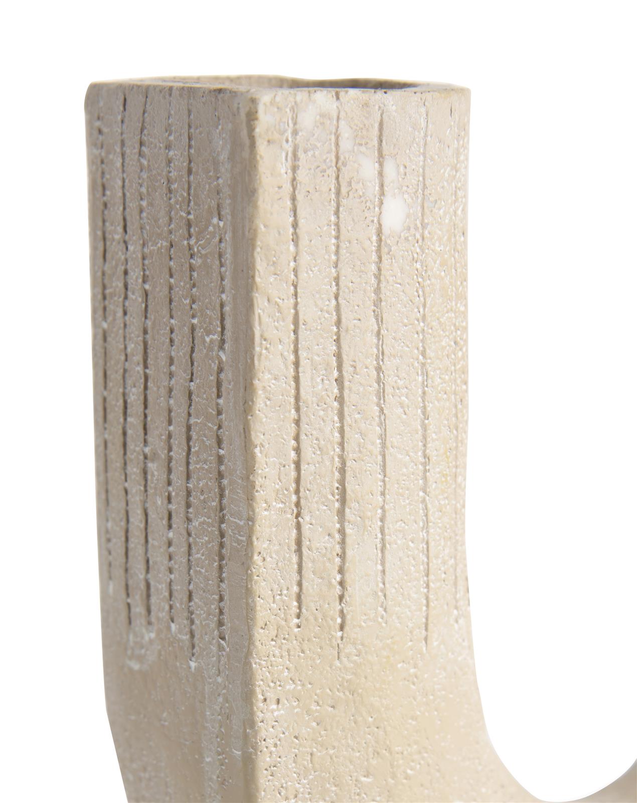 Coco Maison Vase Suze 50137-BEI H16cm