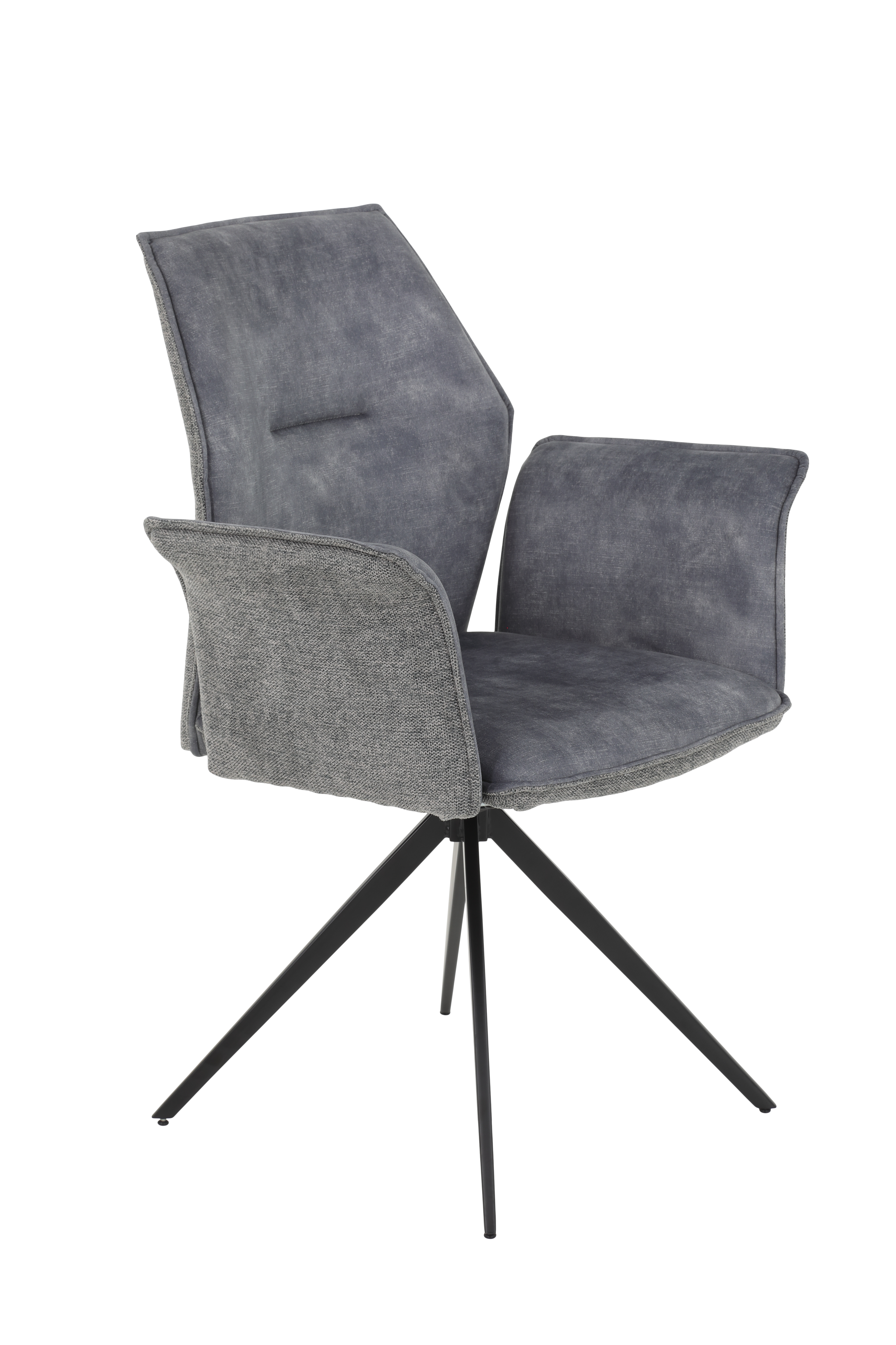 Stuhl Susanne in Stoff Vintage grau Stuhl Susanne in Stoff Vintage grau