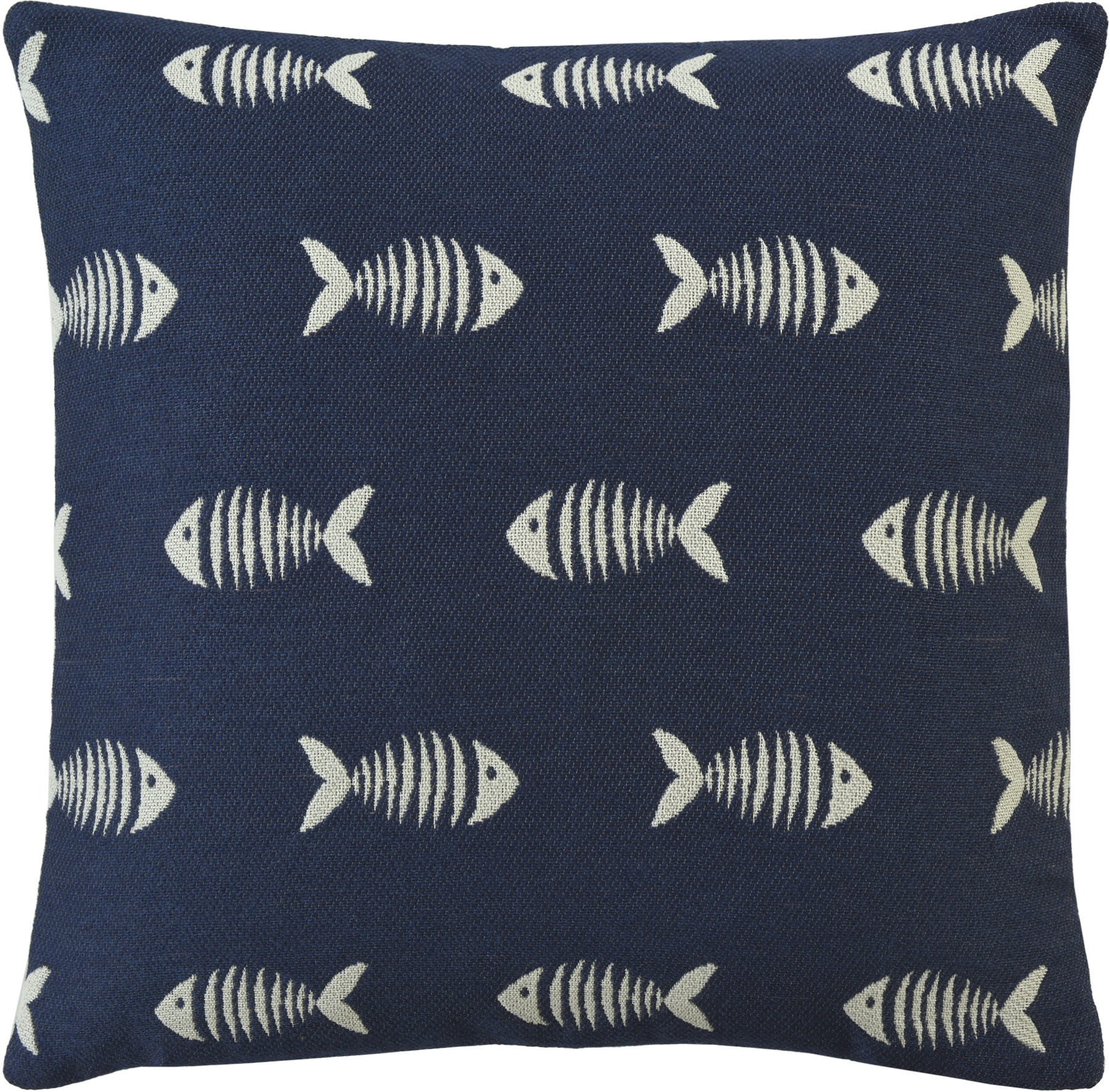 Sander Kissenhülle SKINNY ca. 40 x 40cm in Farbe blue, Kissen, Dekoration für Zuhause, Fische, Leben im Meer