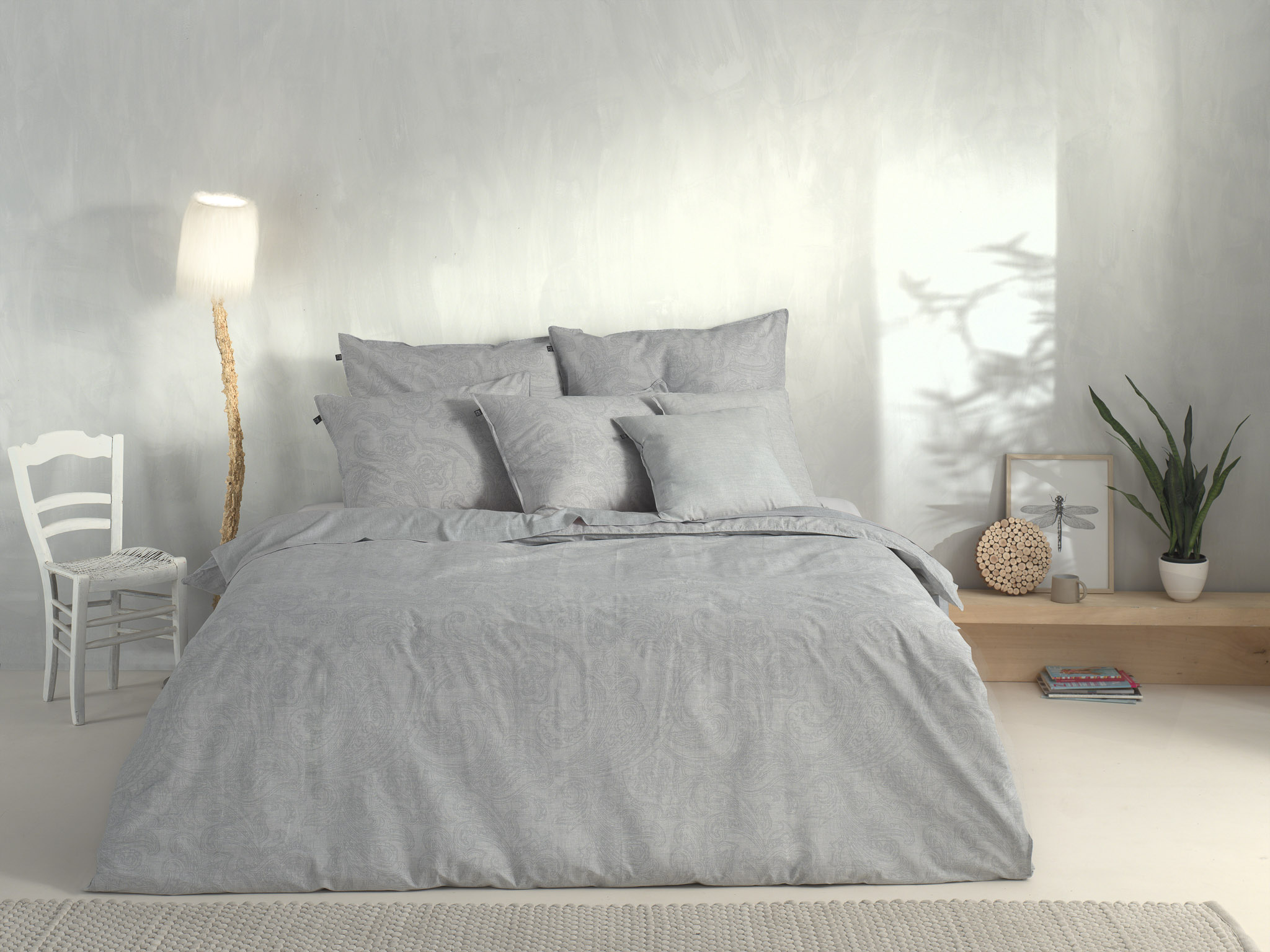 Heckettlane Bettwäsche ca. 155x220cm in Farbe Dove-Grey
