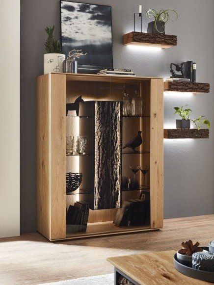 Hartmann Highboard Runa Kerneiche massiv ca. 106 x 138 cm