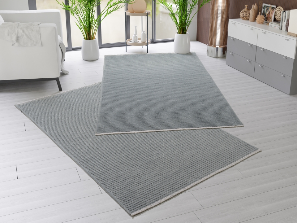 OCI Webteppich ca. 120 x170cm in Farbe grau