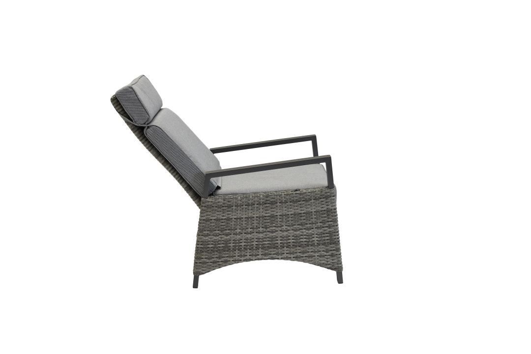 L.C. Wholesaler Living-Sessel KERAMO-VIVERA in Farbe Omega anthrazit, Moebel, Stuhl, Kissen, Dekoration für Zuhause