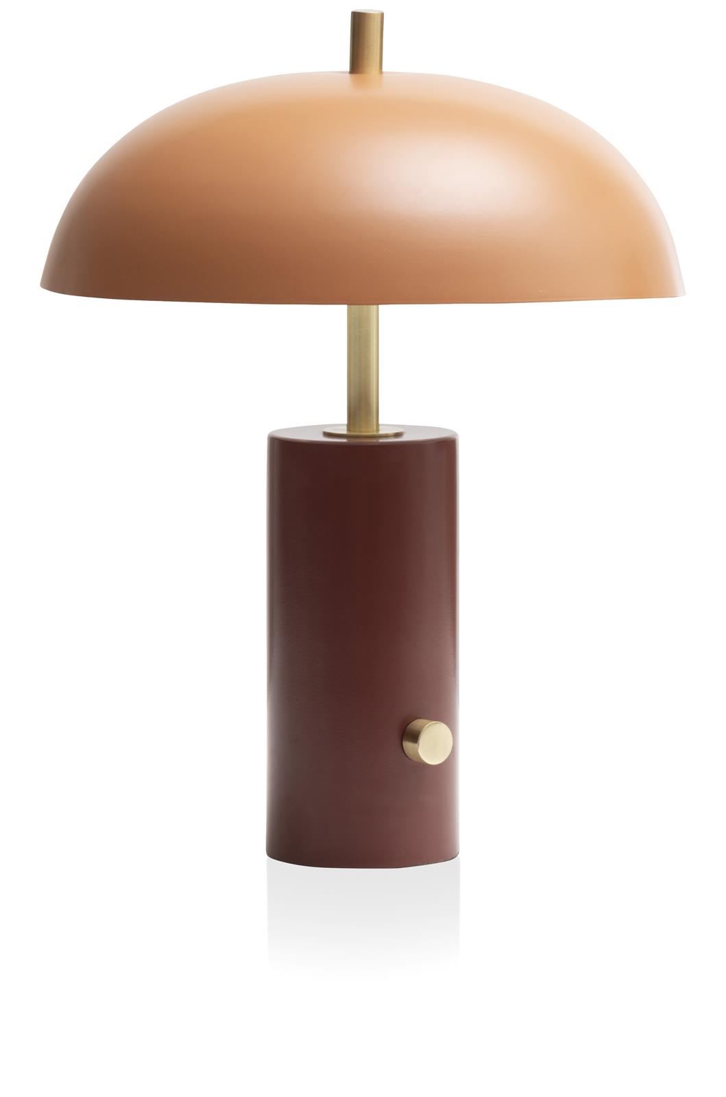 Coco Maison Tischlampe COCO MAISON ca. B30 H39 T30 cm in Hugo, orange
