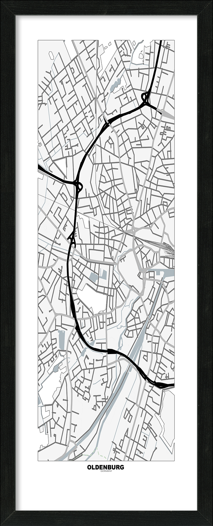 PRO ART Framed-Art Scandic Living 85x35cm Oldenburg