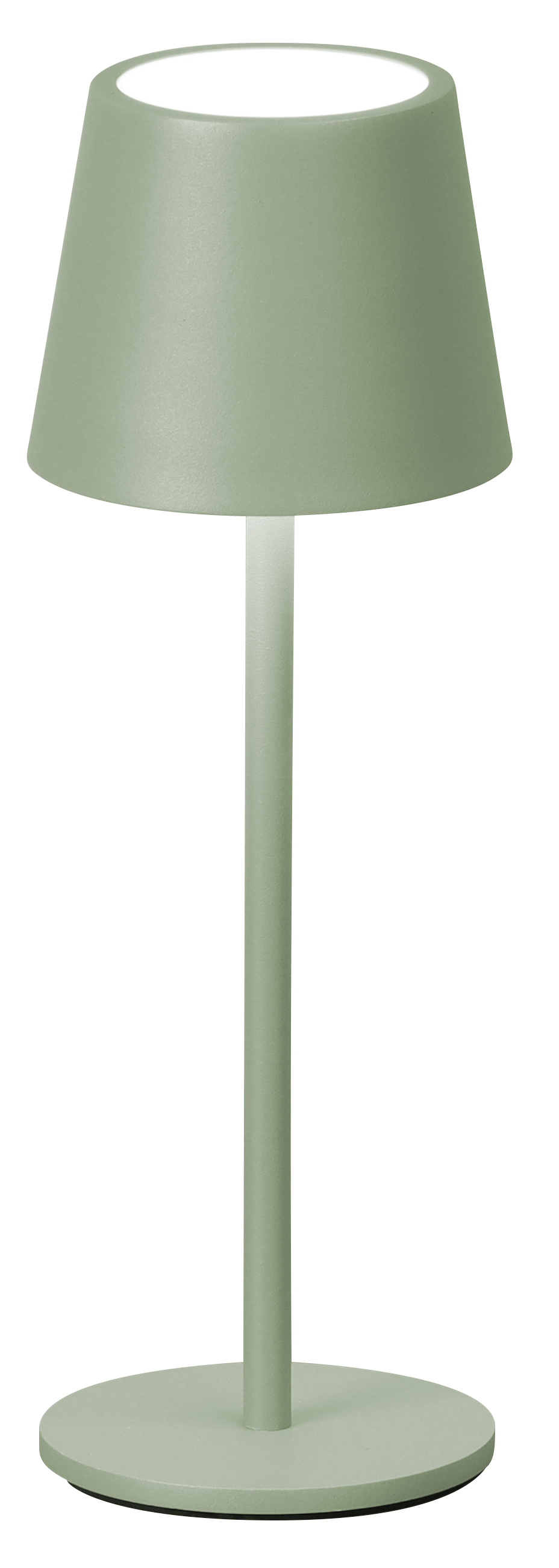 FH Lighting LED-Tischleuchte ROXI in Metall salbeigrün