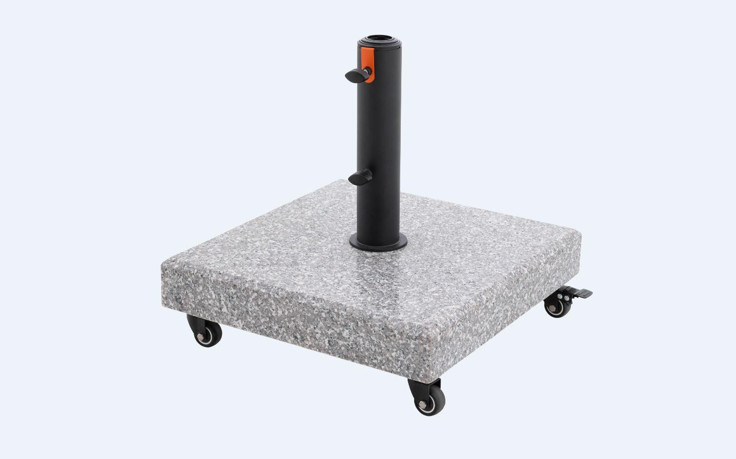 Doppler Granitsockel MYZONE in Farbe Granit Hell, Moebel