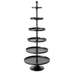 Boltze Etagere Phil in Farbe Aluminium schwarz