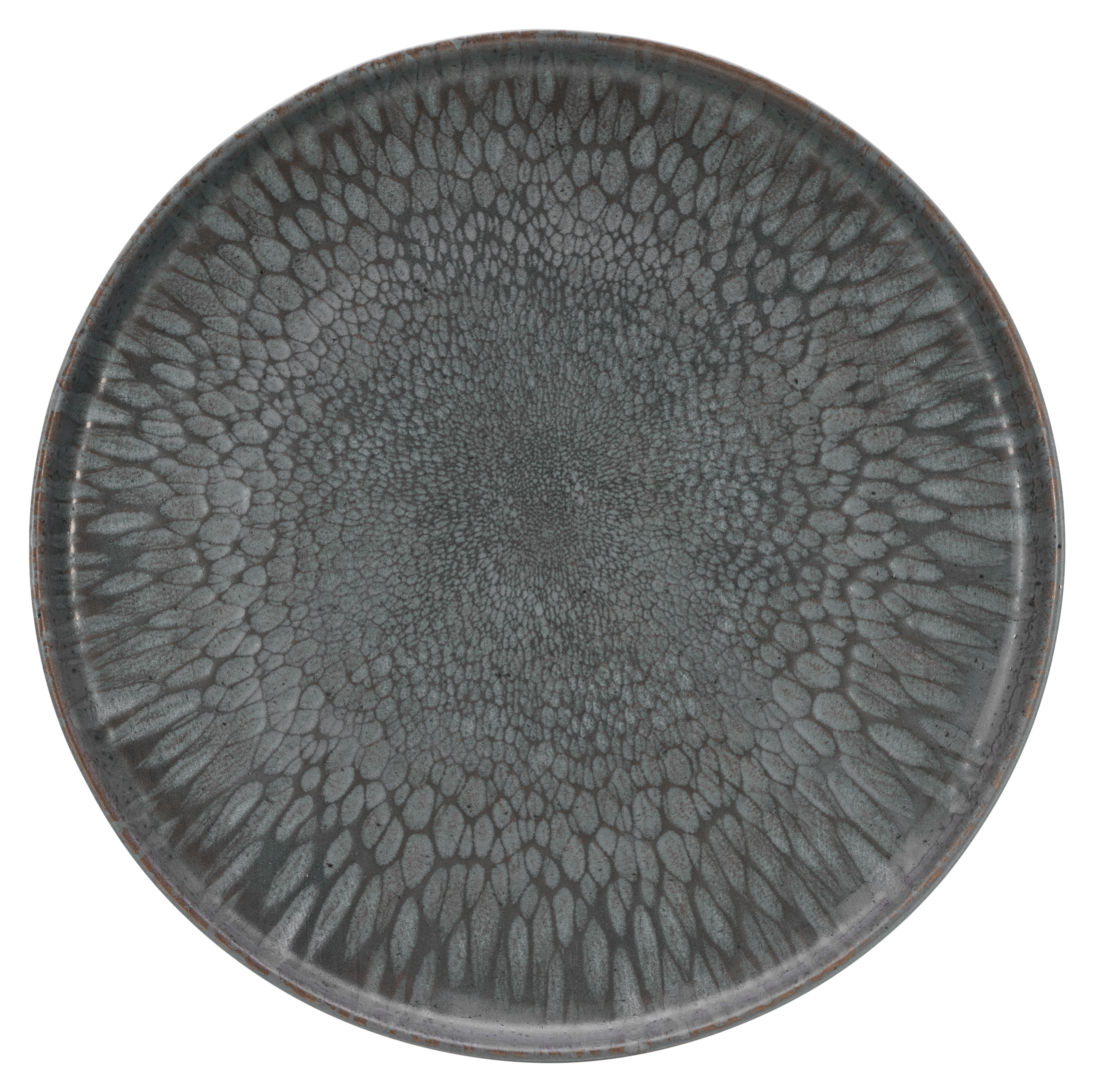 CreaTable Gourmetteller Uno in Farbe Volcano Dark seidenmatt