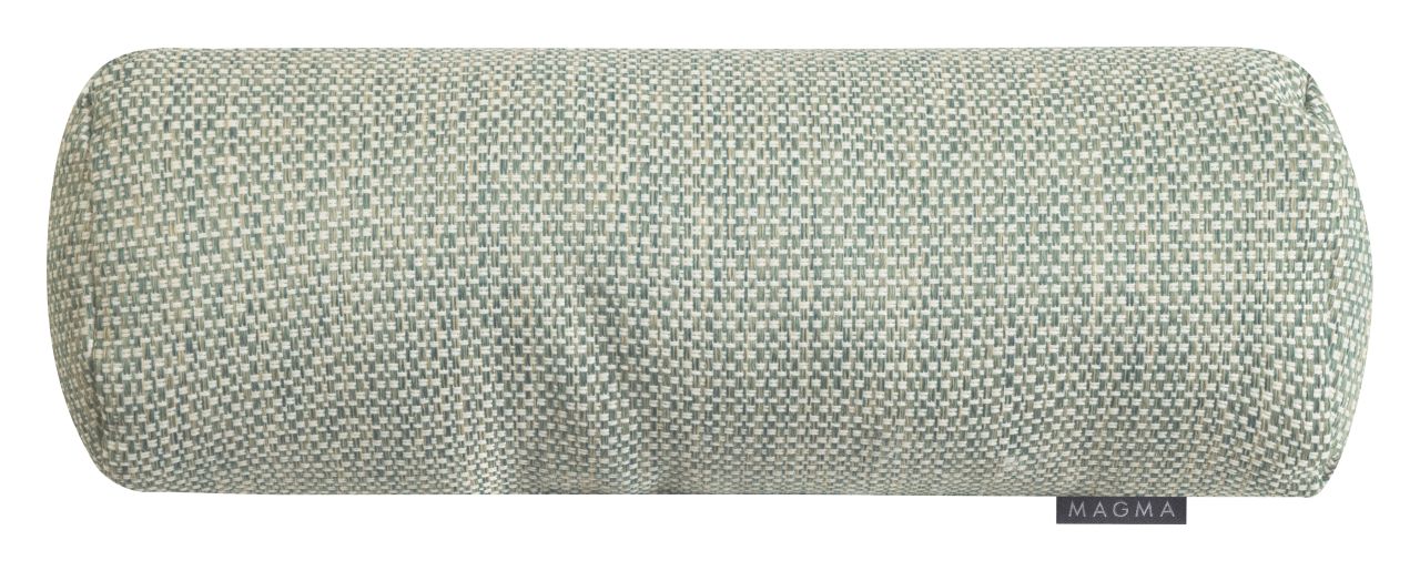 Magma Heimtex Nackenrolle LAZISE Durchmesser ca. 15cm, Länge ca. 40cm in Farbe salbei, Kissen, Dekoration für Zuhause, Leinen