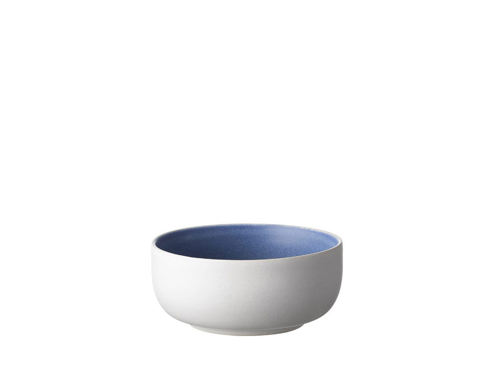 F&H Schale STUDIO ROUND NORTH in Farbe Matte white/Matte river