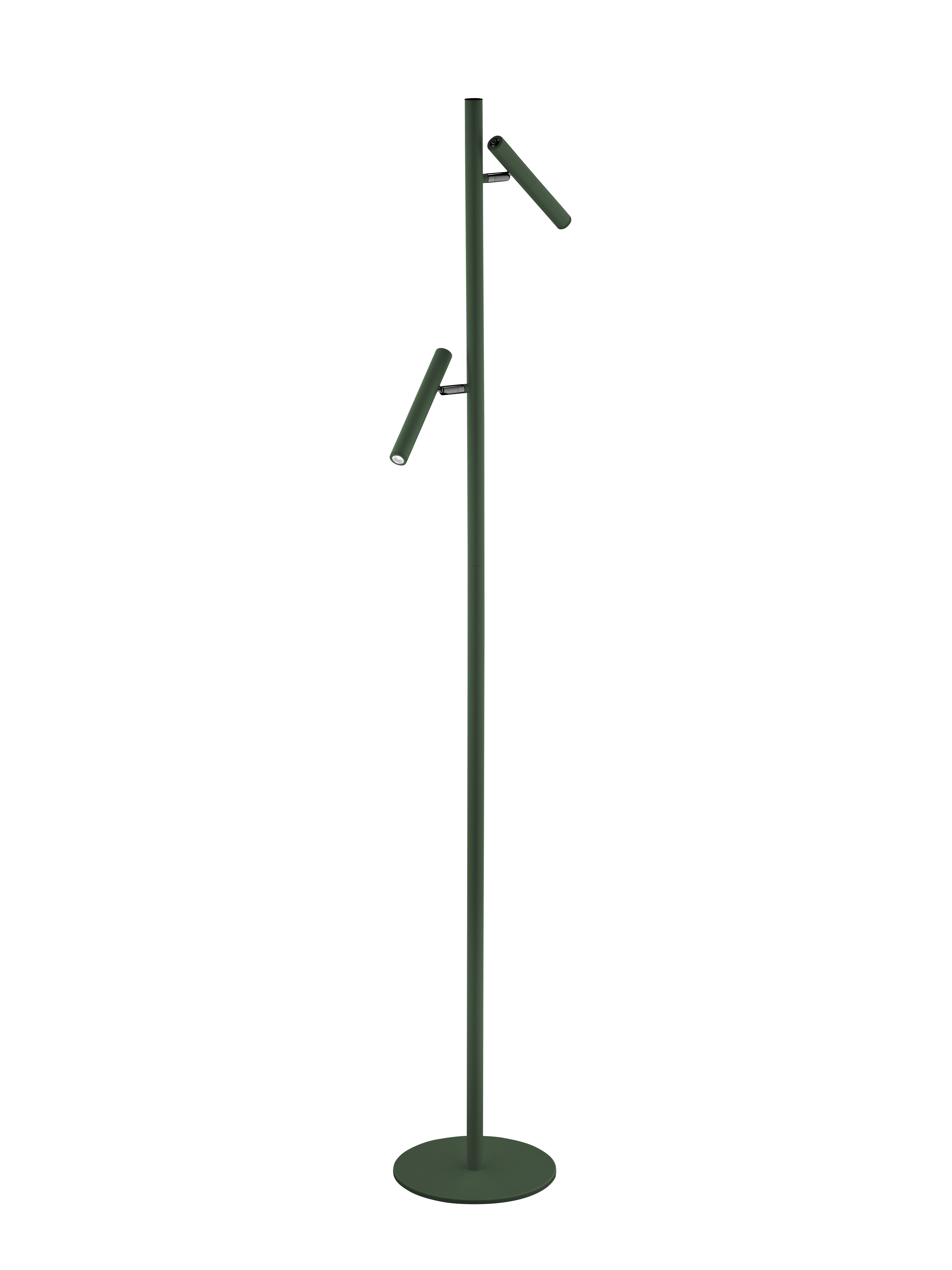 B-Leuchten LED-Stehleuchte  in tannengrün