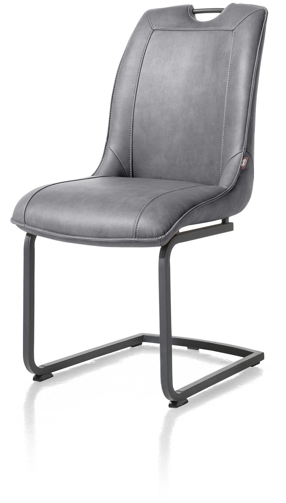 Henders & Hazel Stuhl MICHIEL ca. B49 H94 T63 cm in Stoff Pala anthrazit PG3