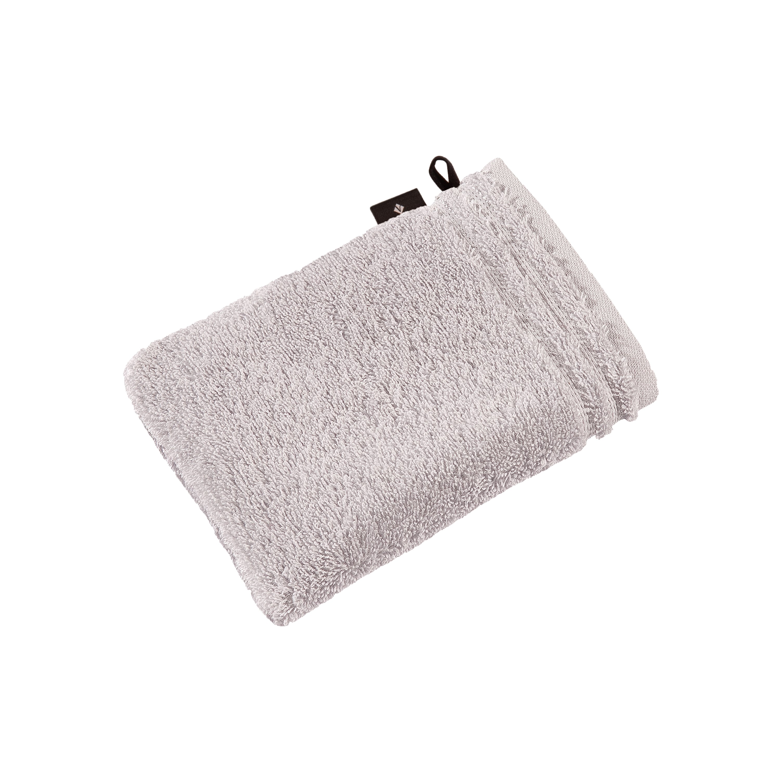 Vossen Waschhandschuh Calypso Feeling ca. 16x22cm in Farbe light grey