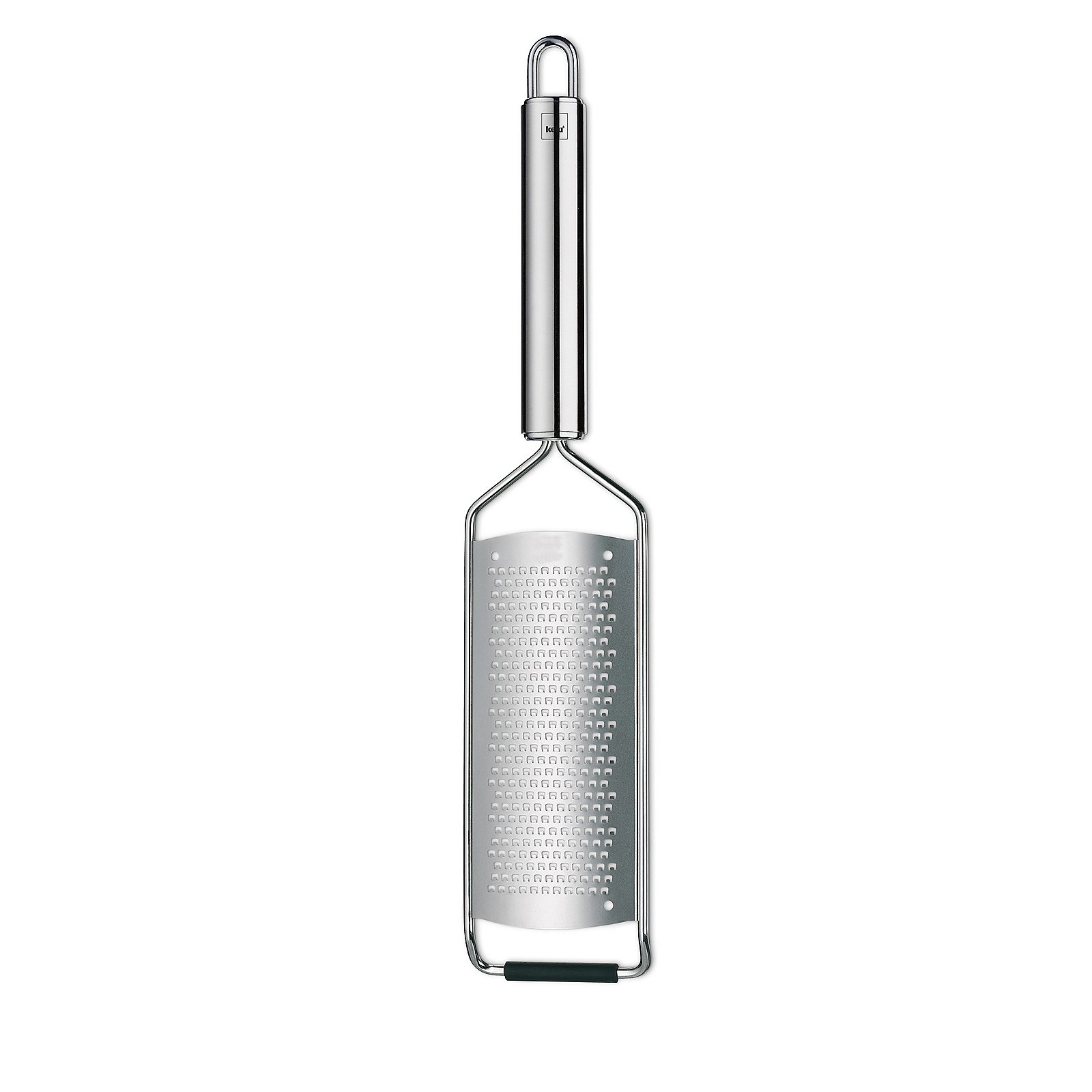 Kela Zestenreibe fein Rondo RONDO in Silber Glänzend, Utensil für die Küche, Rauchrohr
