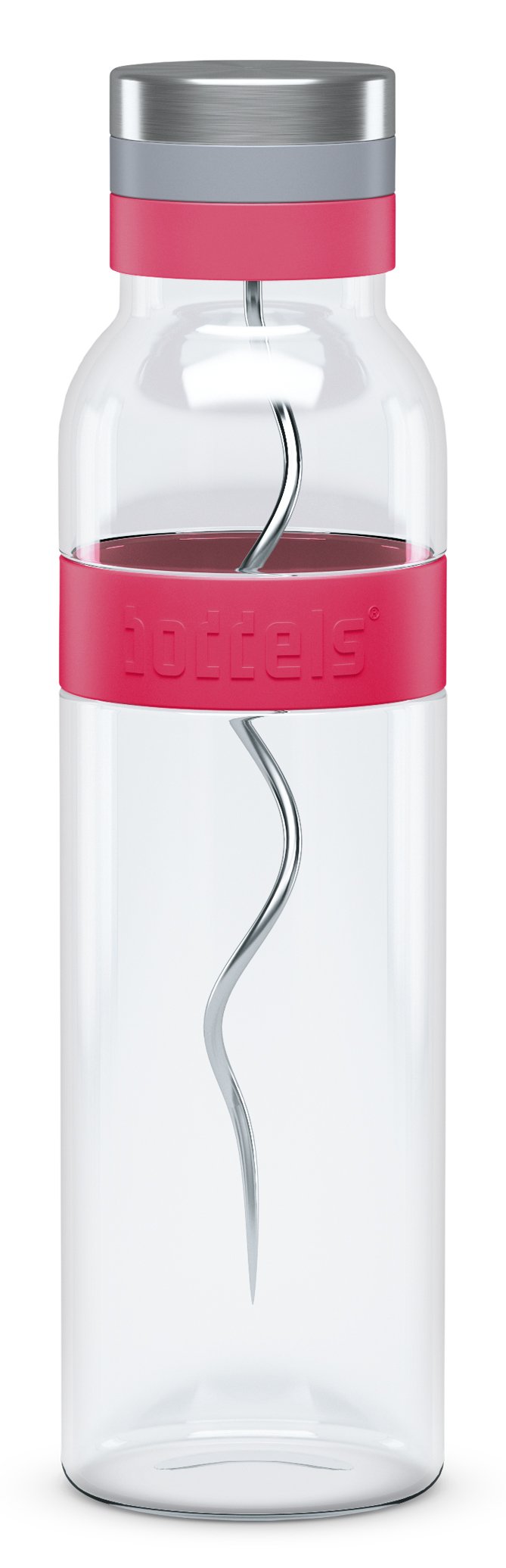 boddels Glaskaraffe Sund 1100ml in Himbeerrot