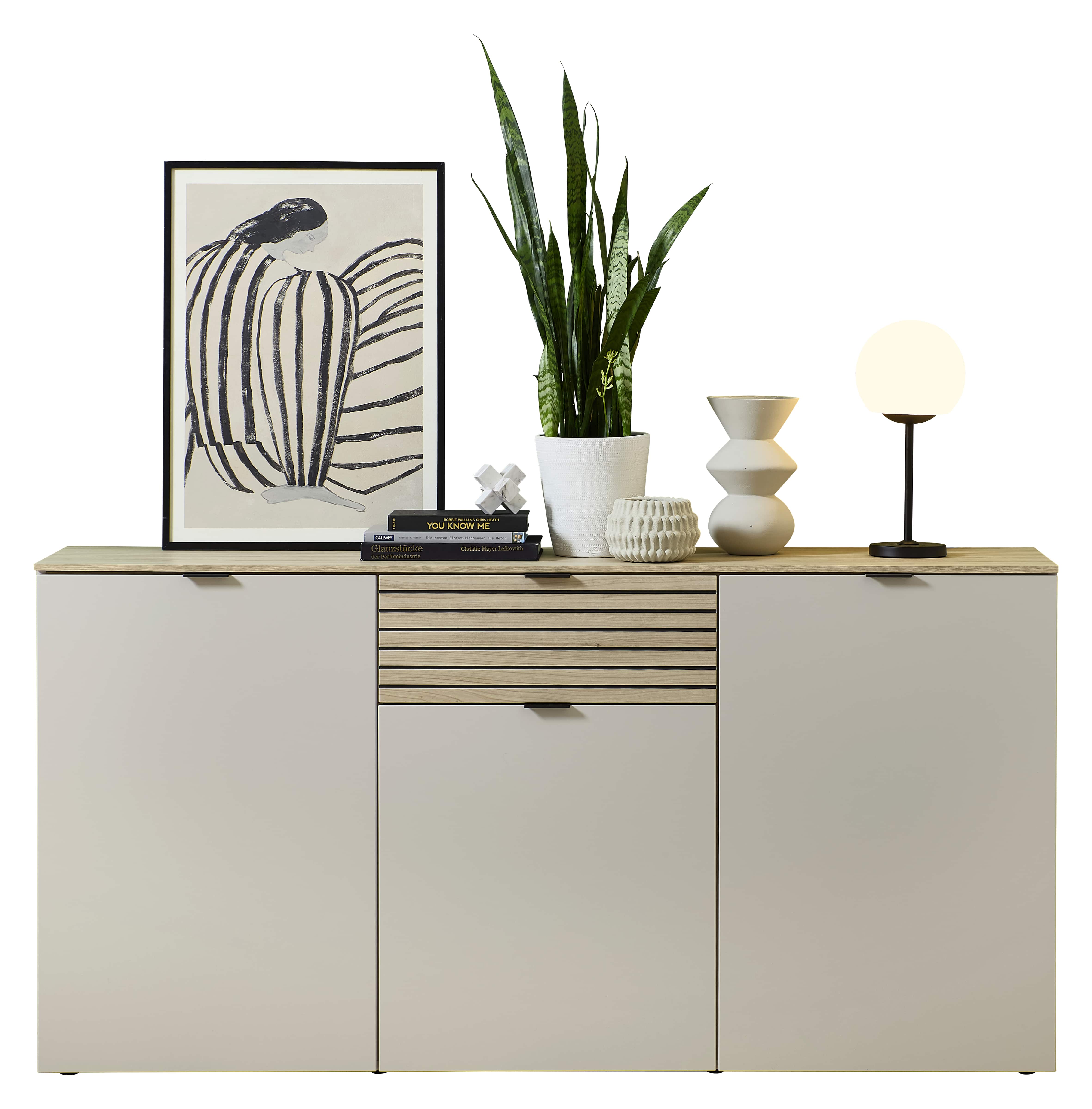 Innostyle Sideboard INA in Kaschmir/Riva Eiche Innostyle Sideboard INA in Kaschmir/Riva Eiche