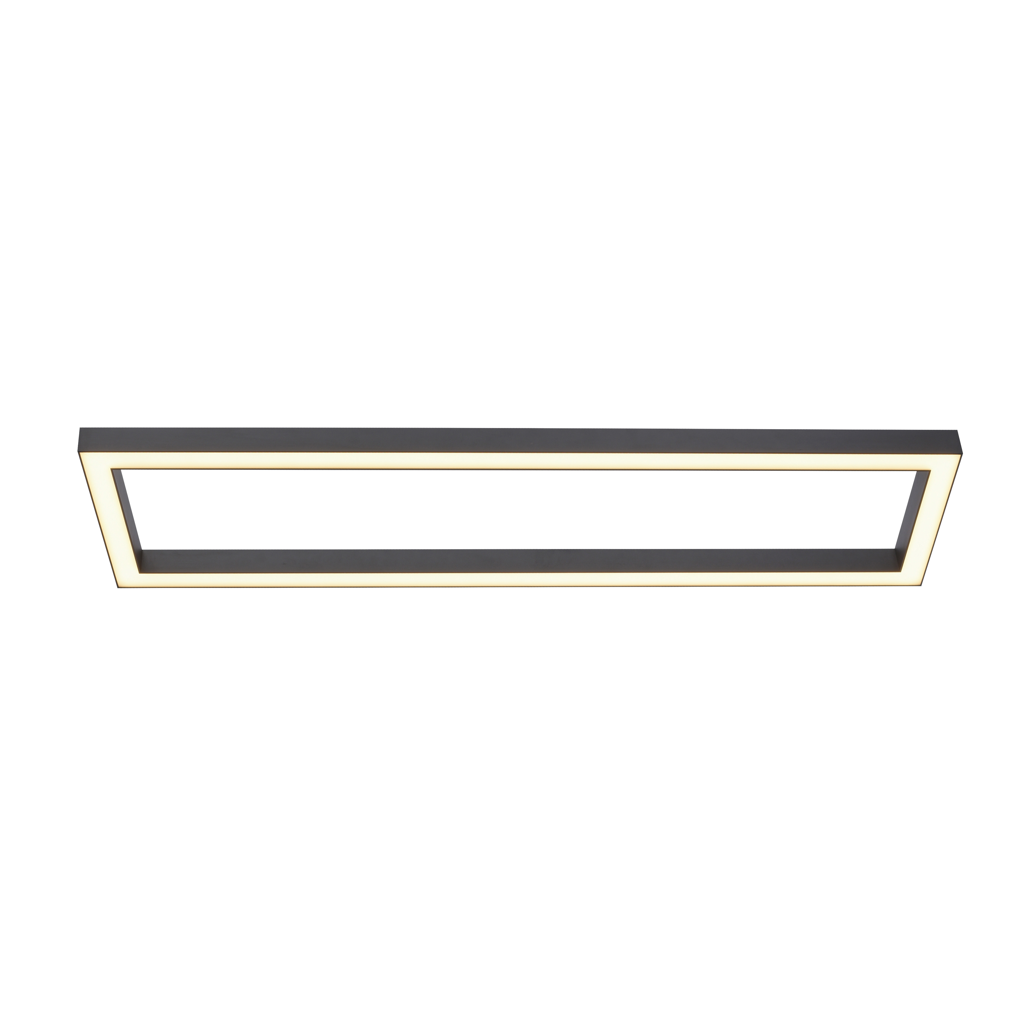 Paul Neuhaus LED-Deckenleuchte PURE LINES SQUARE 1-flammig in Farbe anthrazit, Deckenleuchte