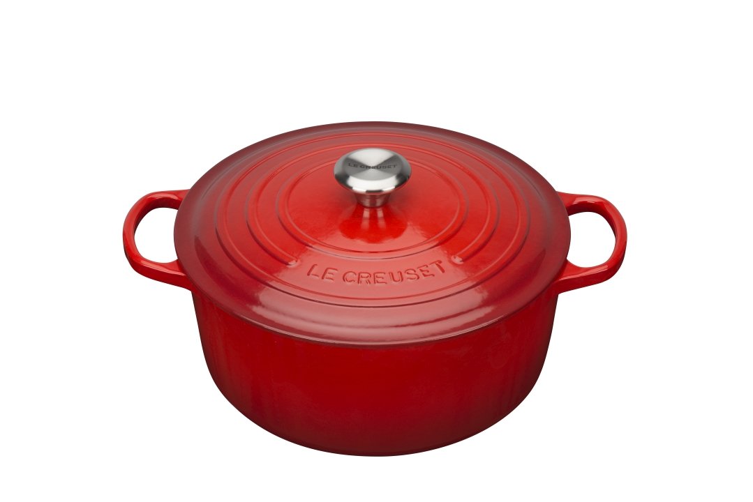 Le Creuset Bräter Ø ca. 18cm Kirschrot Rund