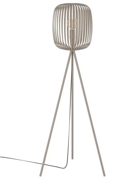 Eglo Leuchten Stehleuchte ROMAZZINA in Stahl sandfarben, Elektrisches Gerät, Mikrophon, Lampe, Stativ