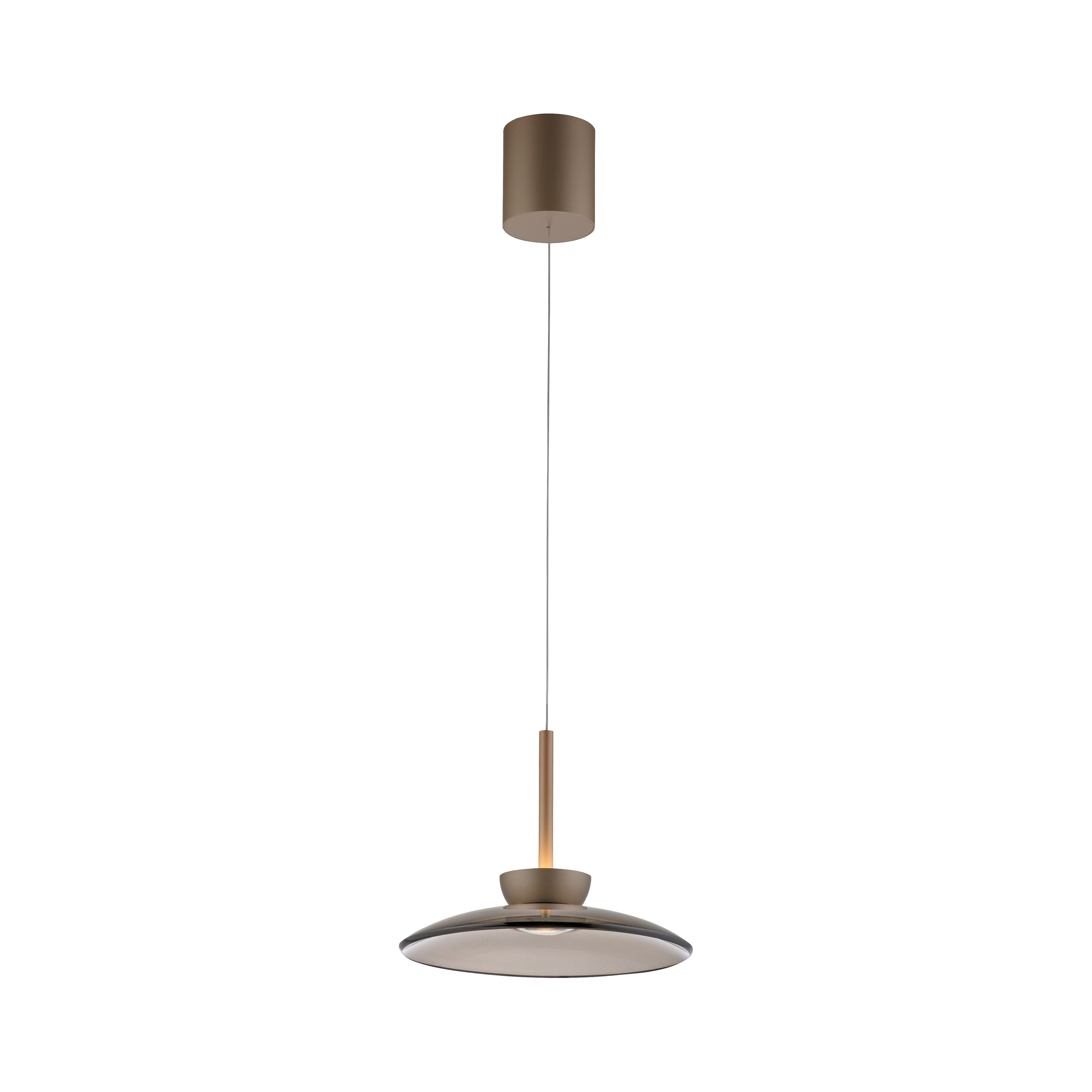 Paul Neuhaus LED-Pendelleuchte PURE MOON 2-flammig in Farbe bronce, Lampe