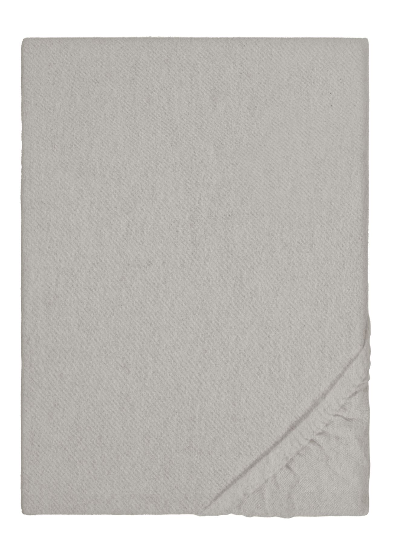 Biberna BIBER-Spannbetttuch ca. 140x200cm in Farbe Sturmgrau, Dekoration für Zuhause