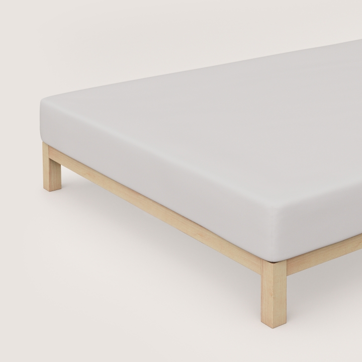 Schlafgut Pure Spannbettlaken ca. 140x200-160x220cm in Farbe Grey Light