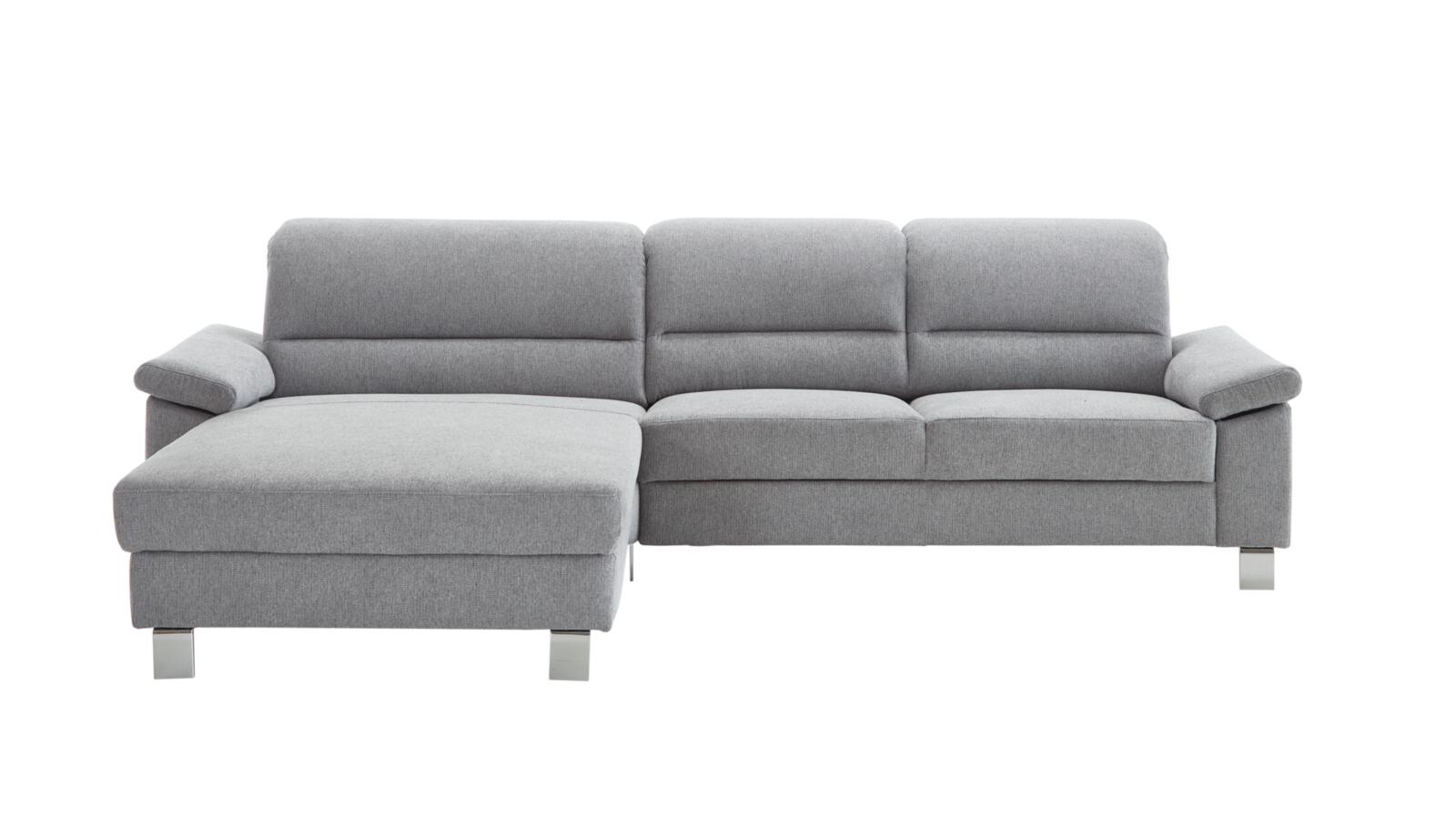 Dietsch Polsterecke ENJOY SELECT ca.185x305cm in Mito platin, Couch, Mobiliar