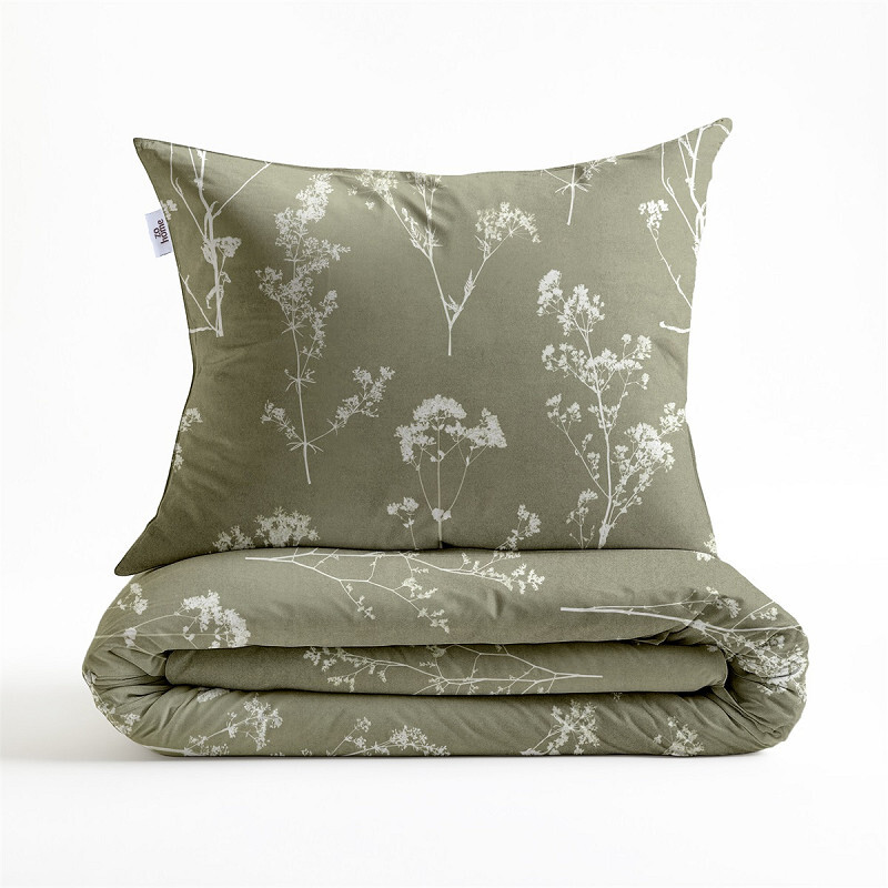 Heckettlane Bettwäsche Yarrow 135x200cm YARROW ca.135x200 cm in Farbe Green, Kissen, Dekoration für Zuhause