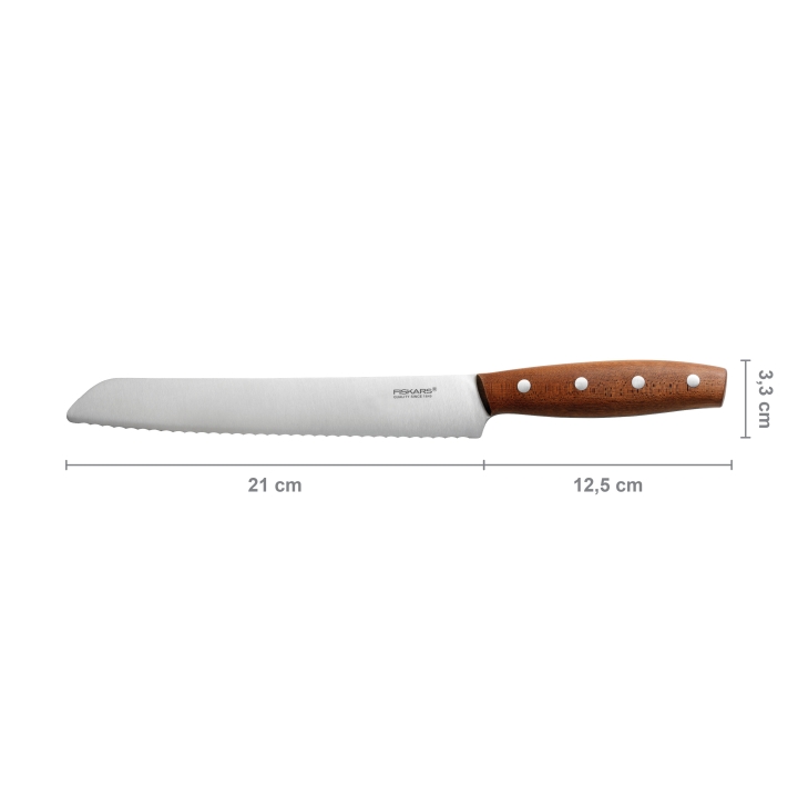 Fiskars Brotmesser NORR 21cm