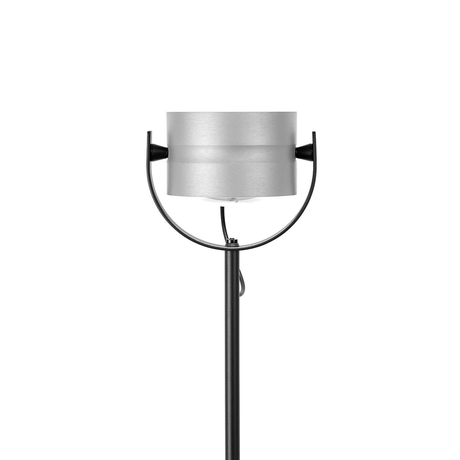 B-Leuchten LED-Stehleuchte  Durchmesser ca. 24cm, Höhe ca. 155cm in Alu eloxiert, Lampe